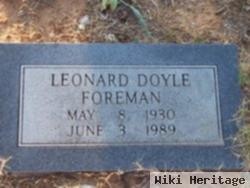 Leonard Doyle Foreman, Sr