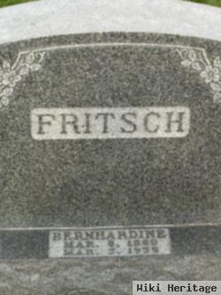 Bernhardine Lemeness Fritsch