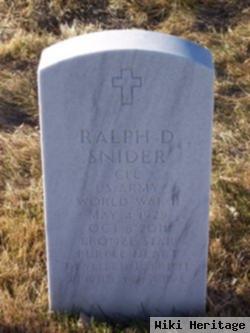 Ralph D. Snider