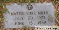 Mattie York Mills