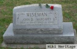 Margaret D Wiseman