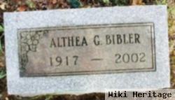 Althea G Bauer Bibler