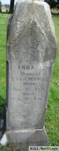 Anna G. "annie" Bedwell