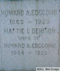 Mattie L Denison Edgcomb