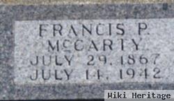 Francis P Mccarty