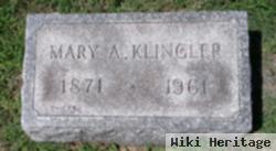 Mary A Klingler