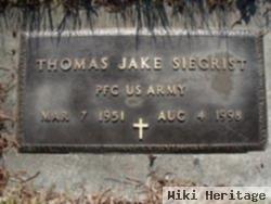 Thomas Wesley "jake" Siegrist