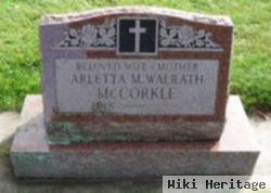 Arletta Mereness Walrath Mccorkle