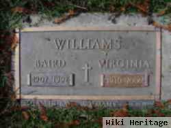 Martha "virginia" Mccorkle Williams