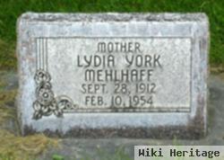 Lydia York Mehlhaff