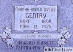 Martha Romer Dycus Gentry