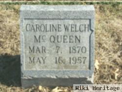 Caroline W "carrie" Welch Mcqueen