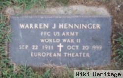 Warren John Henninger