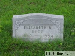 Elizabeth B. Rice