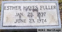 Esther J Hayes Fuller