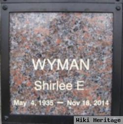 Shirlee E Wyman