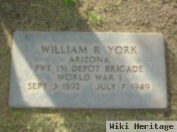 Pvt William R. York