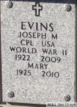 Joseph M Evins