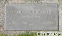 Fred G Schuler