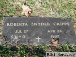 Roberta Brothers Snyder Cripps