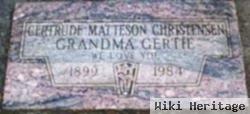 Gertrude Matteson Christensen