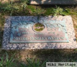 Maude Hensley Weslow