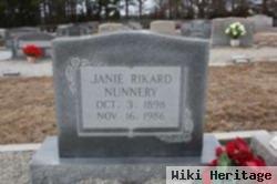 Janie Rikard Nunnery