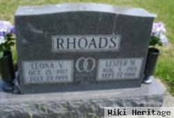 Leona V Rhoads