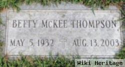 Betty Mckee Thompson