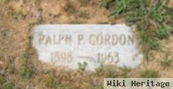 Ralph P Gordon