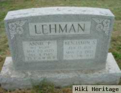 Benjamin S Lehman