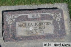 Matilda "tillie" Johnston