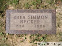 Rhea C Crabill Simmon