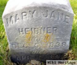 Mary Jane Sindlinger Heidner