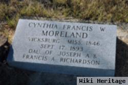 Cynthia Francis Welthia Richardson Moreland