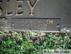 Rhee H. Roth Tinsley