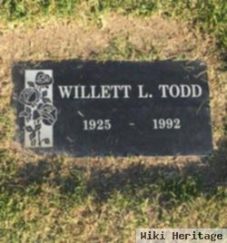 Willett Lee Todd