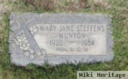 Mary Jane Steffens Munyon