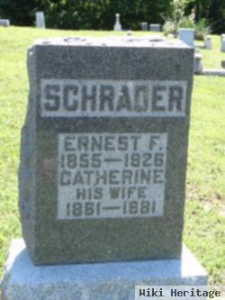 Ernest F Schrader