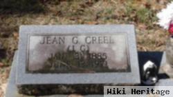 Jean Galvin "bud" Creel