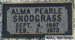 Alma Pearle King Snodgrass