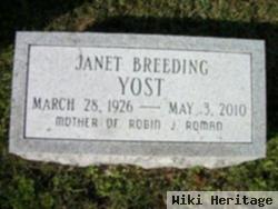 Janet Breeding Yost