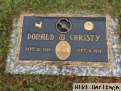 Donald W Christy