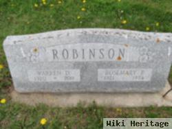 Rosemary P Robinson