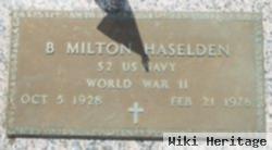 B Milton Haselden