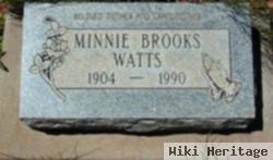Agnes Pearl "minnie" Brooks Watts