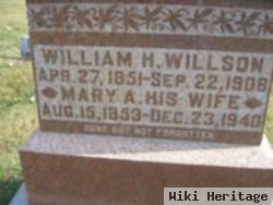 Mary Ann Wininger Willson