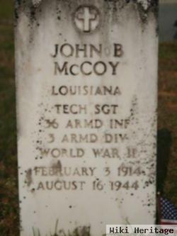 Sgt John Ben Mccoy