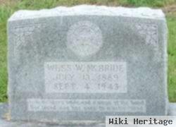 William Wesley "wess" Mcbride