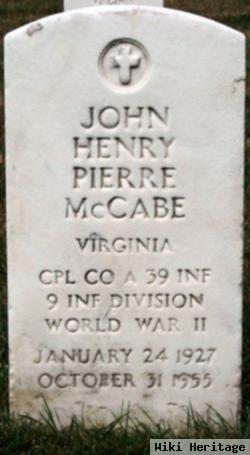 John Henry Pierre Mccabe